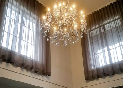Chandelier- finished installed by Melba Electrical Services